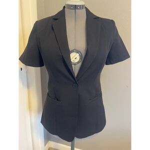 Unbranded | Short Sleeve Blazer | Black | Women’s M (est.) | Very Good Condition